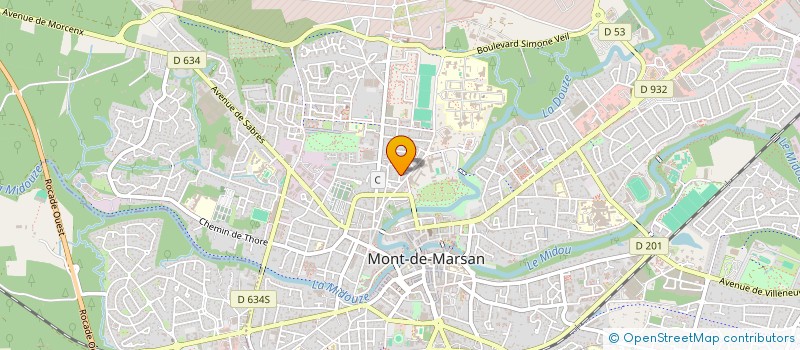 localisation de l'entreprise MONSIEUR ARTHUR HUY  MONT-DE-MARSAN