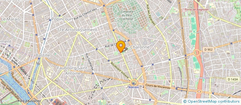 localisation de l'entreprise MONSIEUR ARTHUR JAMAIN  PARIS