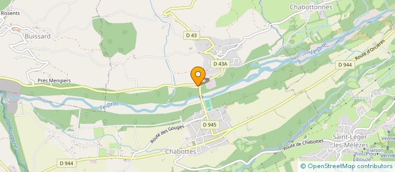 localisation de l'entreprise MONSIEUR ARTHUR JAROS  CHABOTTES