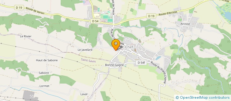 localisation de l'entreprise MONSIEUR ARTHUR JEAN LESSI  SAINT-CHEF