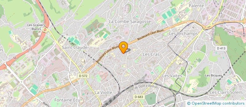 localisation de l'entreprise MONSIEUR ARTHUR JEANGERARD à BESANCON