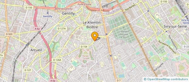 localisation de l'entreprise MONSIEUR ARTHUR JOAS à LE KREMLIN-BICETRE