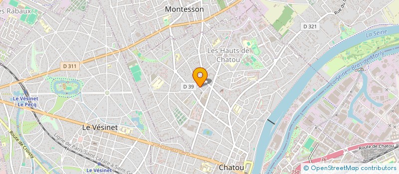 localisation de l'entreprise MONSIEUR ARTHUR JONKA  CHATOU