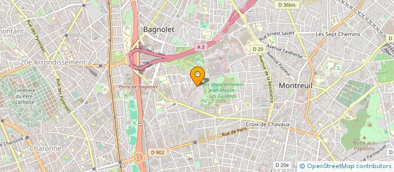 localisation de l'entreprise MONSIEUR ARTHUR JOUBERT à MONTREUIL
