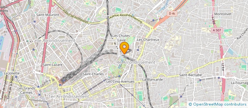 localisation de l'entreprise MONSIEUR ARTHUR JOURDAN à MARSEILLE