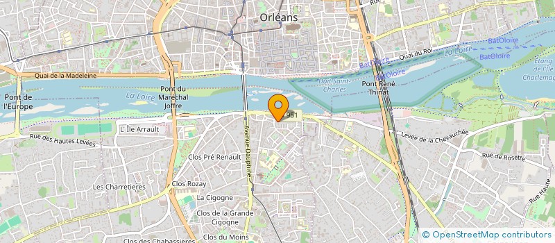 localisation de l'entreprise MONSIEUR ARTHUR JUBLOT MARGARIT  ORLEANS