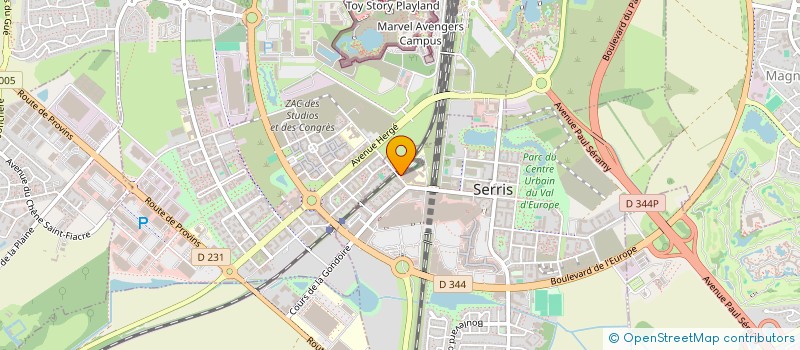 localisation de l'entreprise MONSIEUR ARTHUR JUILLARD  SERRIS