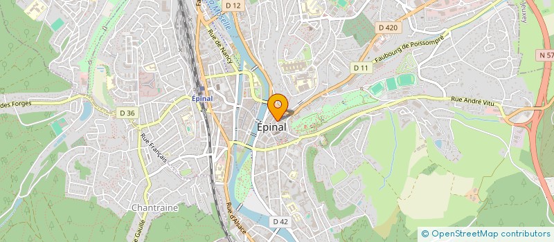 localisation de l'entreprise MONSIEUR ARTHUR JUNIER à EPINAL