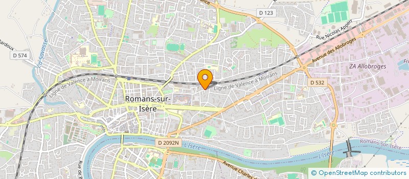 localisation de l'entreprise MONSIEUR ARTHUR KARAGOZIAN  ROMANS-SUR-ISERE