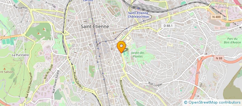 localisation de l'entreprise MONSIEUR ARTHUR KAROUDJIAN  SAINT-ETIENNE