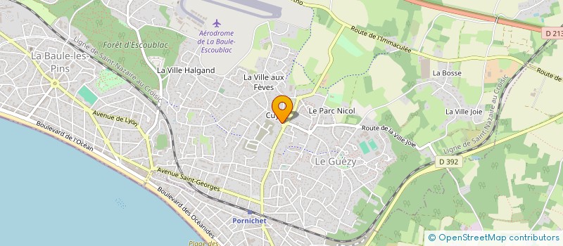 localisation de l'entreprise MONSIEUR ARTHUR KERVAUT  LA BAULE-ESCOUBLAC