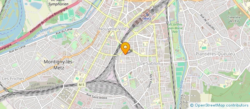 localisation de l'entreprise MONSIEUR ARTHUR KRATZER  METZ