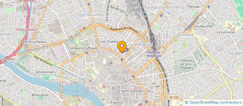 localisation de l'entreprise MONSIEUR ARTHUR KURYLAK  TOULOUSE