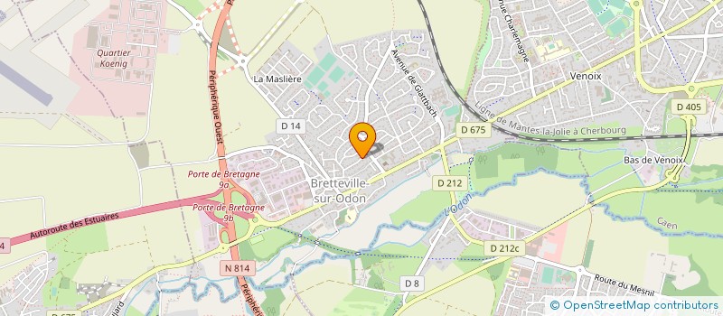 localisation de l'entreprise MONSIEUR ARTHUR L'HUILLIER  BRETTEVILLE-SUR-ODON