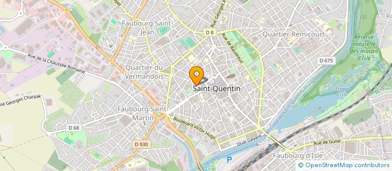 localisation de l'entreprise MONSIEUR ARTHUR LACHANT  SAINT-QUENTIN