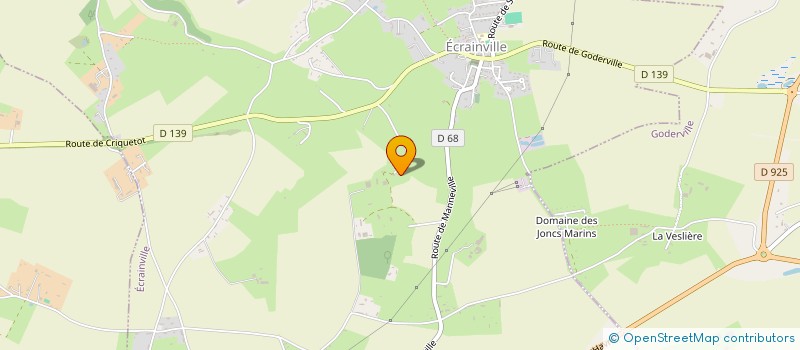 localisation de l'entreprise MONSIEUR ARTHUR LACHEVRE  ECRAINVILLE