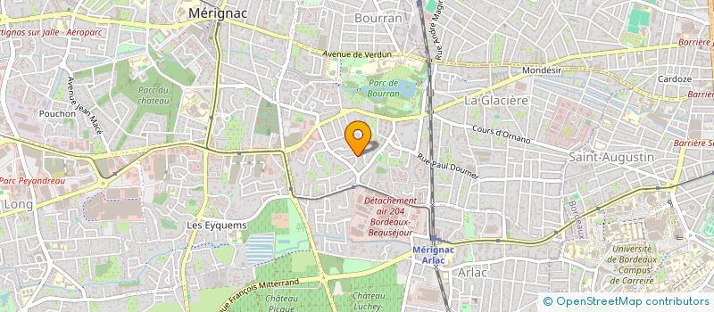 localisation de l'entreprise MONSIEUR ARTHUR LAGADOU  MERIGNAC