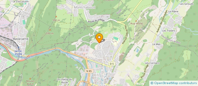 localisation de l'entreprise MONSIEUR ARTHUR LAIGNEL  VIZILLE