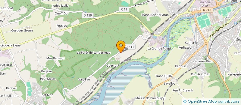 localisation de l'entreprise MONSIEUR ARTHUR LAMBERT à LA FOREST-LANDERNEAU