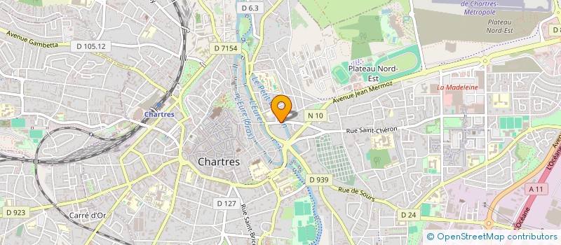 localisation de l'entreprise MONSIEUR ARTHUR LANDON à CHARTRES