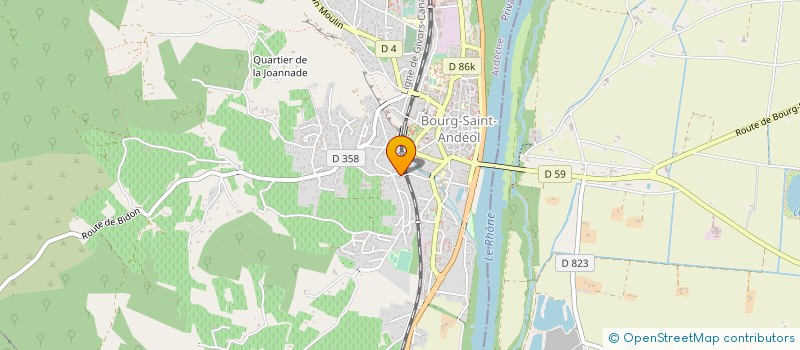 localisation de l'entreprise MONSIEUR ARTHUR LAPOSTAT à BOURG-SAINT-ANDEOL