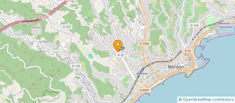 localisation de l'entreprise MONSIEUR ARTHUR LAURENT  MENTON