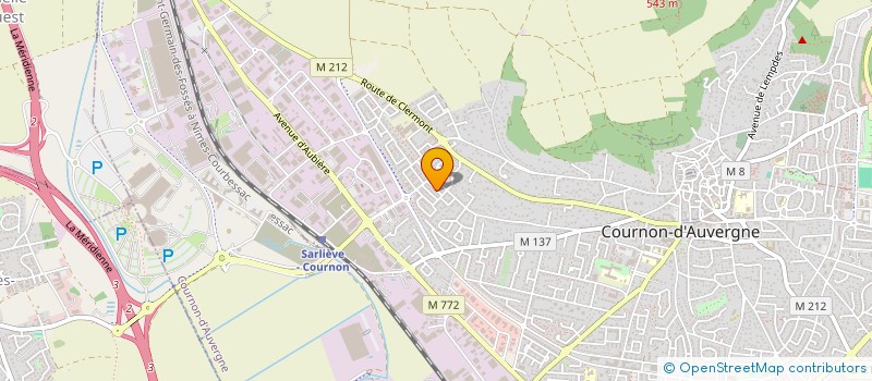 localisation de l'entreprise MONSIEUR ARTHUR LAVOIGNAT  COURNON-D'AUVERGNE