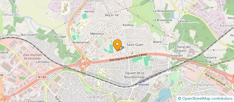 localisation de l'entreprise MONSIEUR ARTHUR LE BEUX à VANNES