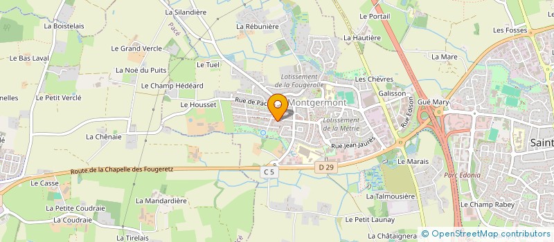 localisation de l'entreprise MONSIEUR ARTHUR LE BRIS  MONTGERMONT