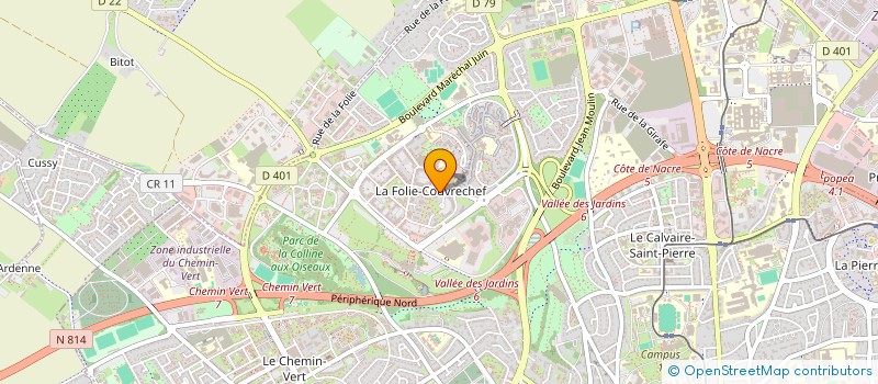 localisation de l'entreprise MONSIEUR ARTHUR LE COZ à CAEN