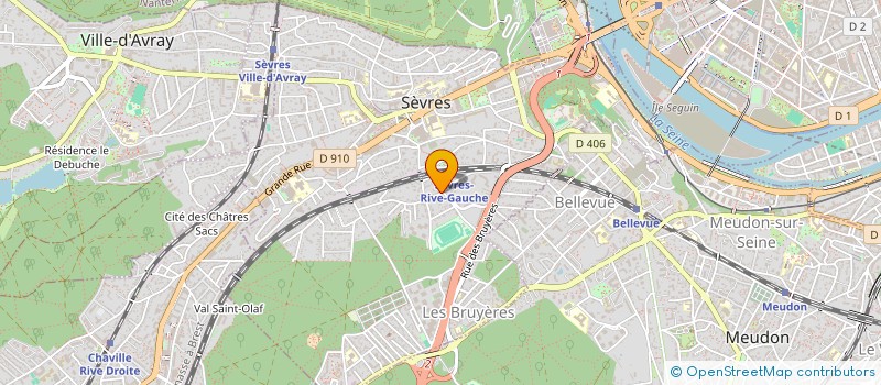 localisation de l'entreprise MONSIEUR ARTHUR LE LUYER à SEVRES