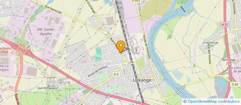 localisation de l'entreprise MONSIEUR ARTHUR LE NEVANEN  UCKANGE