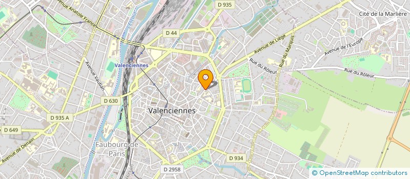 localisation de l'entreprise MONSIEUR ARTHUR LE TOUZE  VALENCIENNES