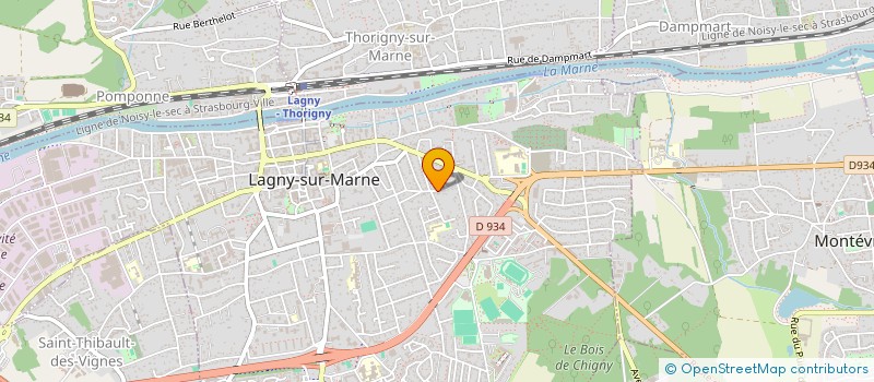 localisation de l'entreprise MONSIEUR ARTHUR LEBAS  LAGNY-SUR-MARNE