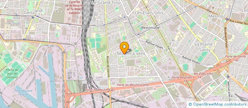 localisation de l'entreprise MONSIEUR ARTHUR LEBLANC  VENISSIEUX