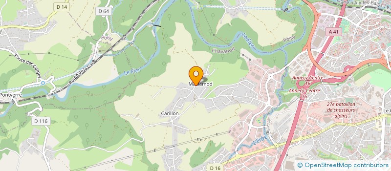 localisation de l'entreprise MONSIEUR ARTHUR LEGRAS  EPAGNY METZ-TESSY