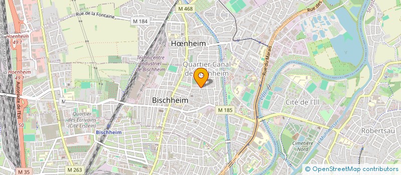 localisation de l'entreprise MONSIEUR ARTHUR LEHMANN  BISCHHEIM