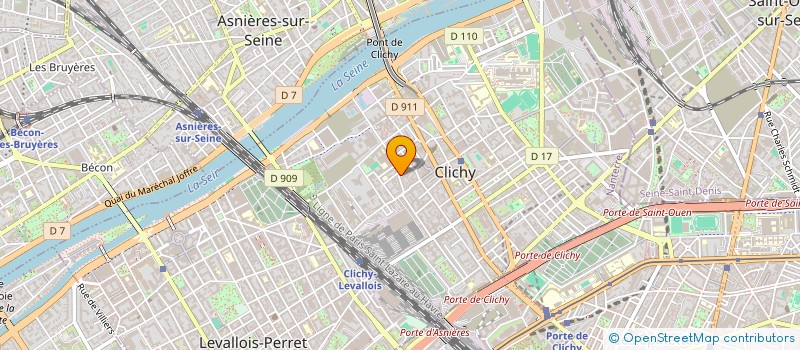 localisation de l'entreprise MONSIEUR ARTHUR LEMONIER à CLICHY