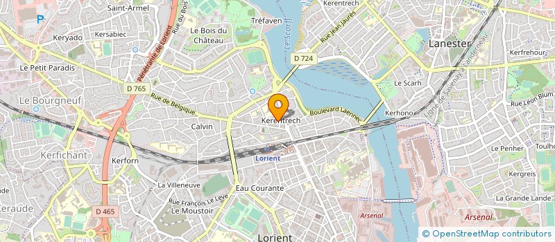 localisation de l'entreprise MONSIEUR ARTHUR LENEVEU  LORIENT