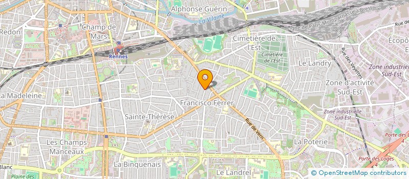 localisation de l'entreprise MONSIEUR ARTHUR LETERTRE  RENNES