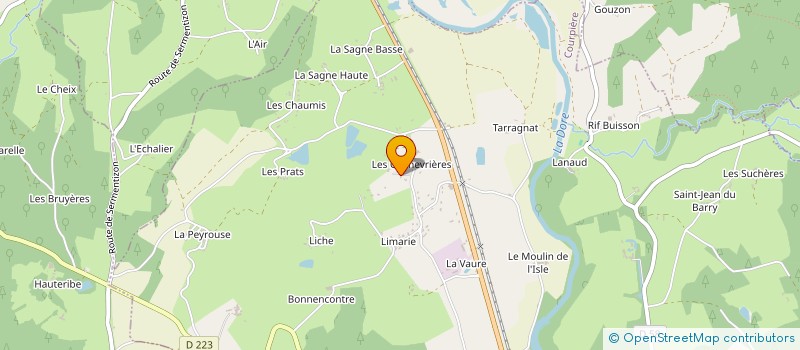 localisation de l'entreprise MONSIEUR ARTHUR LIBAUD à COURPIERE