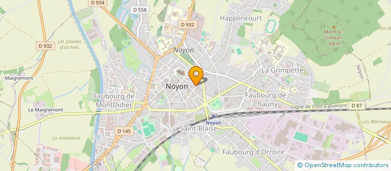 localisation de l'entreprise MONSIEUR ARTHUR LO  NOYON