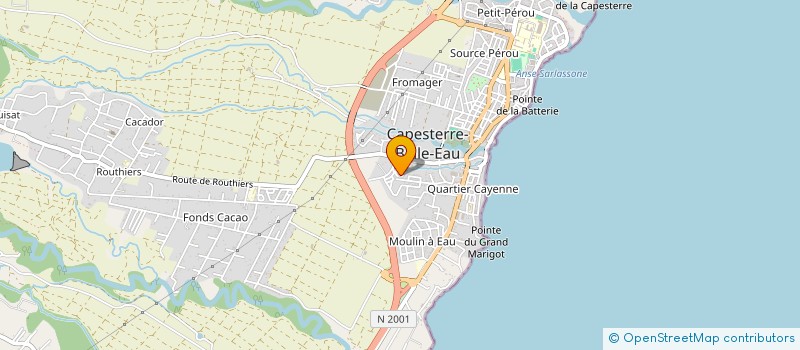 localisation de l'entreprise MONSIEUR ARTHUR LOWENSKI à CAPESTERRE-BELLE-EAU