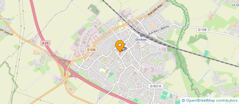 localisation de l'entreprise MONSIEUR ARTHUR MADOUX  AUCHY-LEZ-ORCHIES