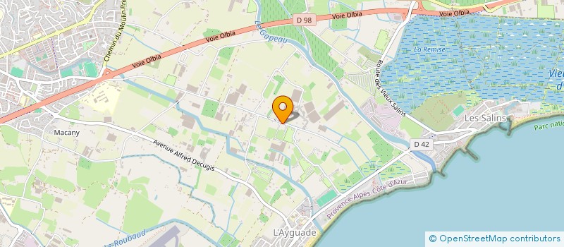 localisation de l'entreprise MONSIEUR ARTHUR MALAUCHE  HYERES