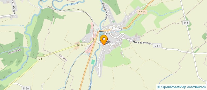 localisation de l'entreprise MONSIEUR ARTHUR MANGENOT  VOINEMONT