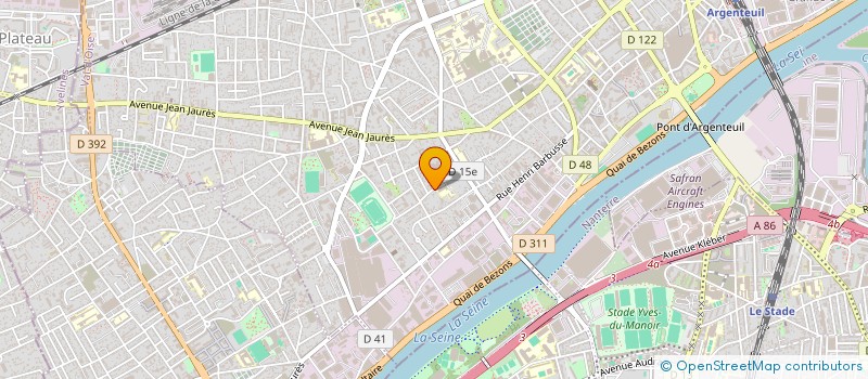 localisation de l'entreprise MONSIEUR ARTHUR MARANGON  ARGENTEUIL