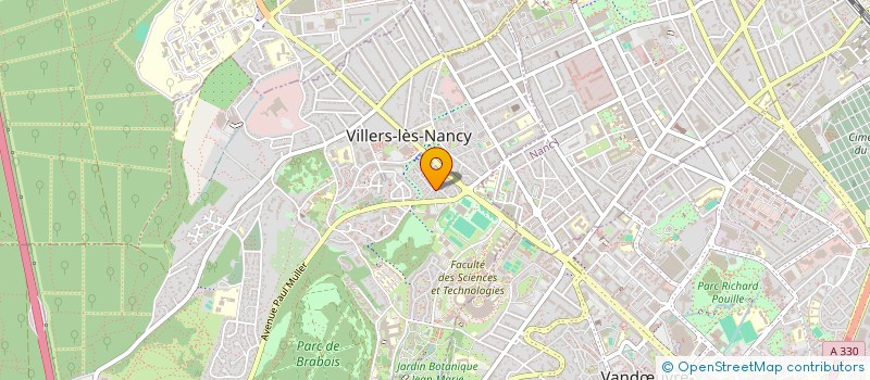 localisation de l'entreprise MONSIEUR ARTHUR MARCHAND  VILLERS-LES-NANCY