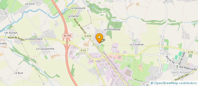 localisation de l'entreprise MONSIEUR ARTHUR MARIE  SAINT-AMAND-VILLAGES