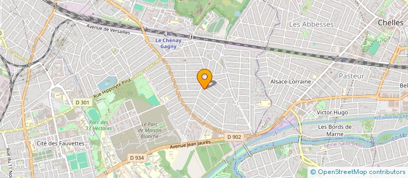 localisation de l'entreprise MONSIEUR ARTHUR MARQUES  GAGNY